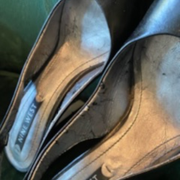 Nine West black sandals 6.5 - Picture 6 of 7